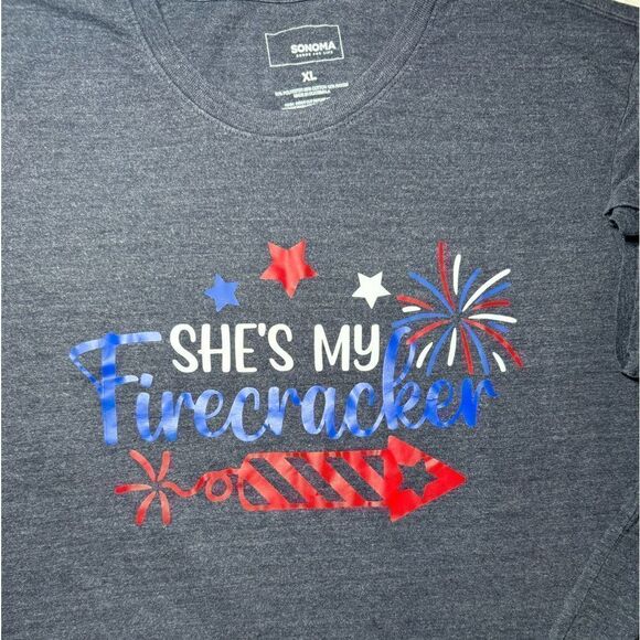 4th of July Couple T-Shirt - Picture 6 of 6
